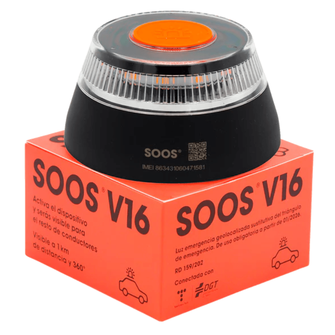 Baliza v16 Homologada y Conectada a la DGT - SOOS V16 - Grant & Mason